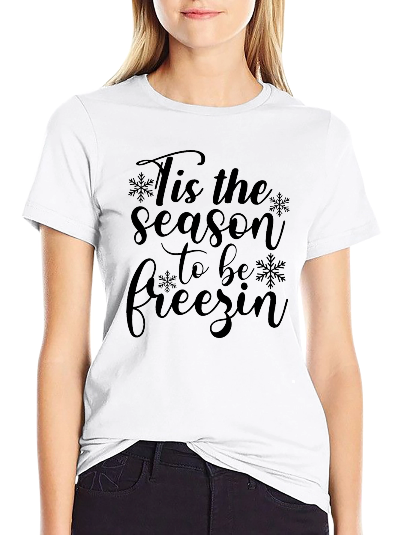 Tis the Season to be Freezin Graphic Tee