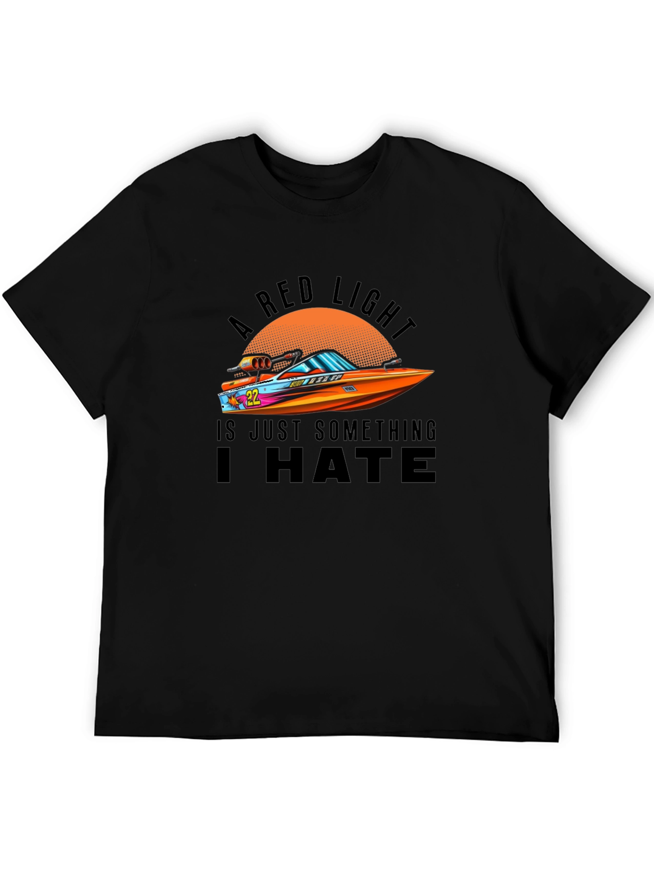 Red Light Hate Graphic T-Shirt