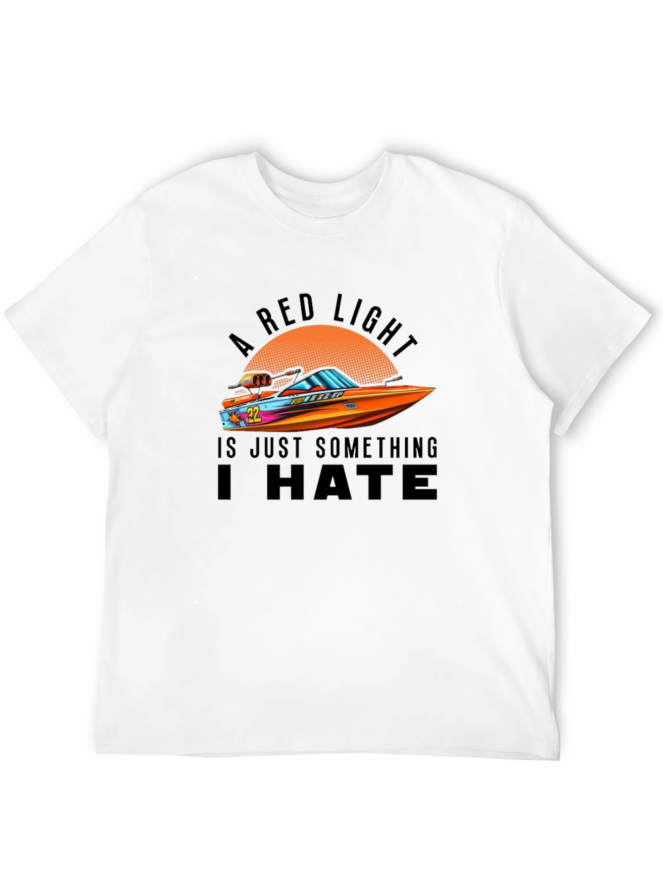Red Light Hate Graphic T-Shirt