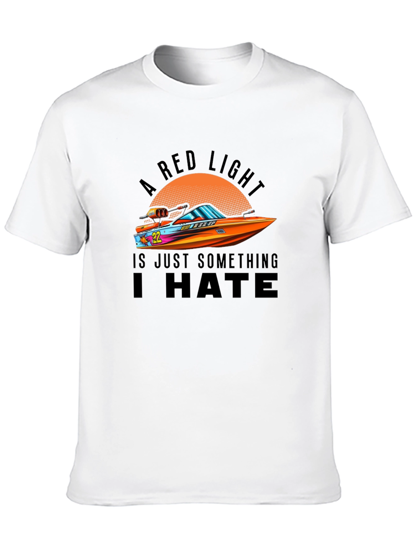 Red Light Hate Graphic T-Shirt
