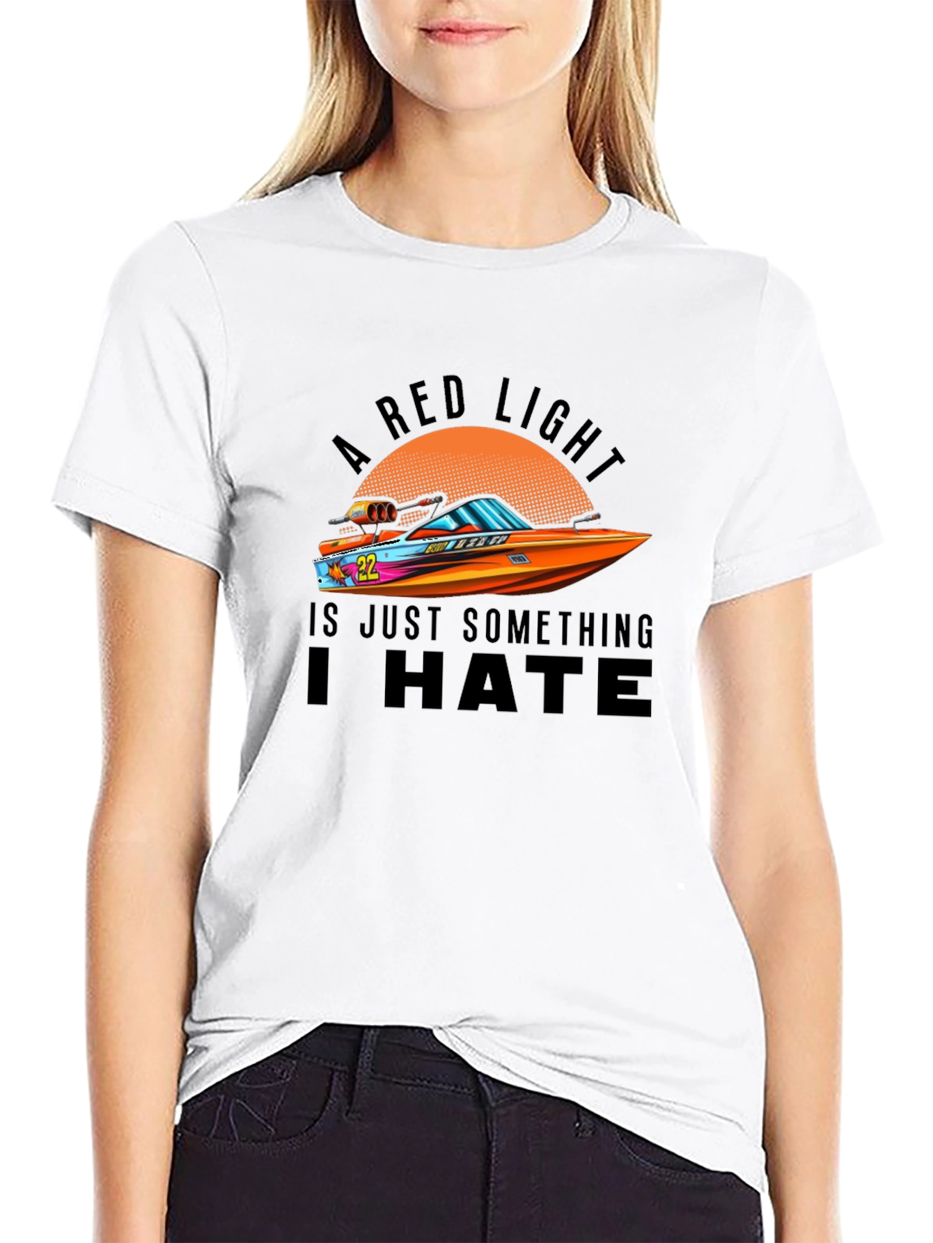 Red Light Hate Graphic T-Shirt