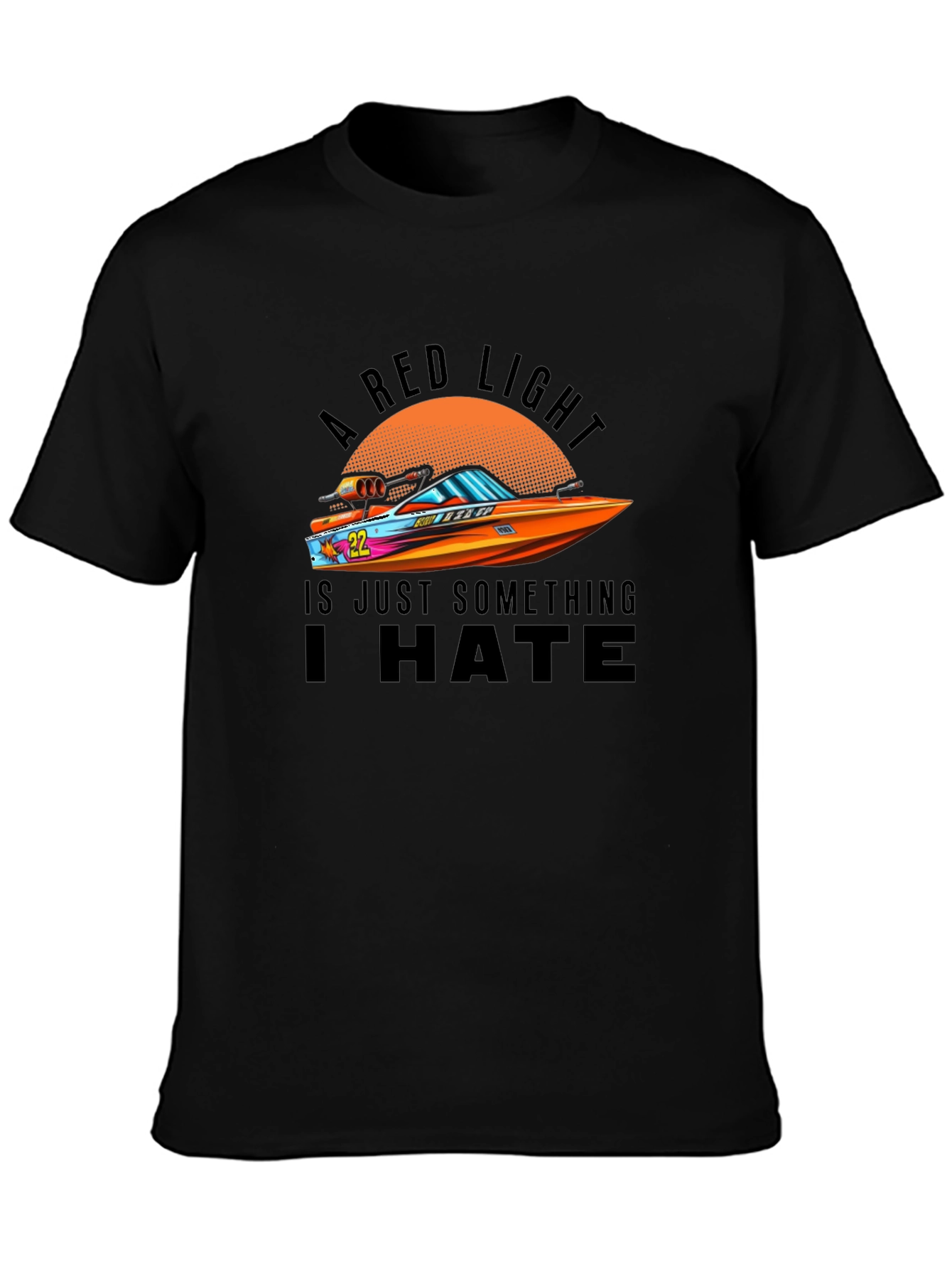 Red Light Hate Graphic T-Shirt