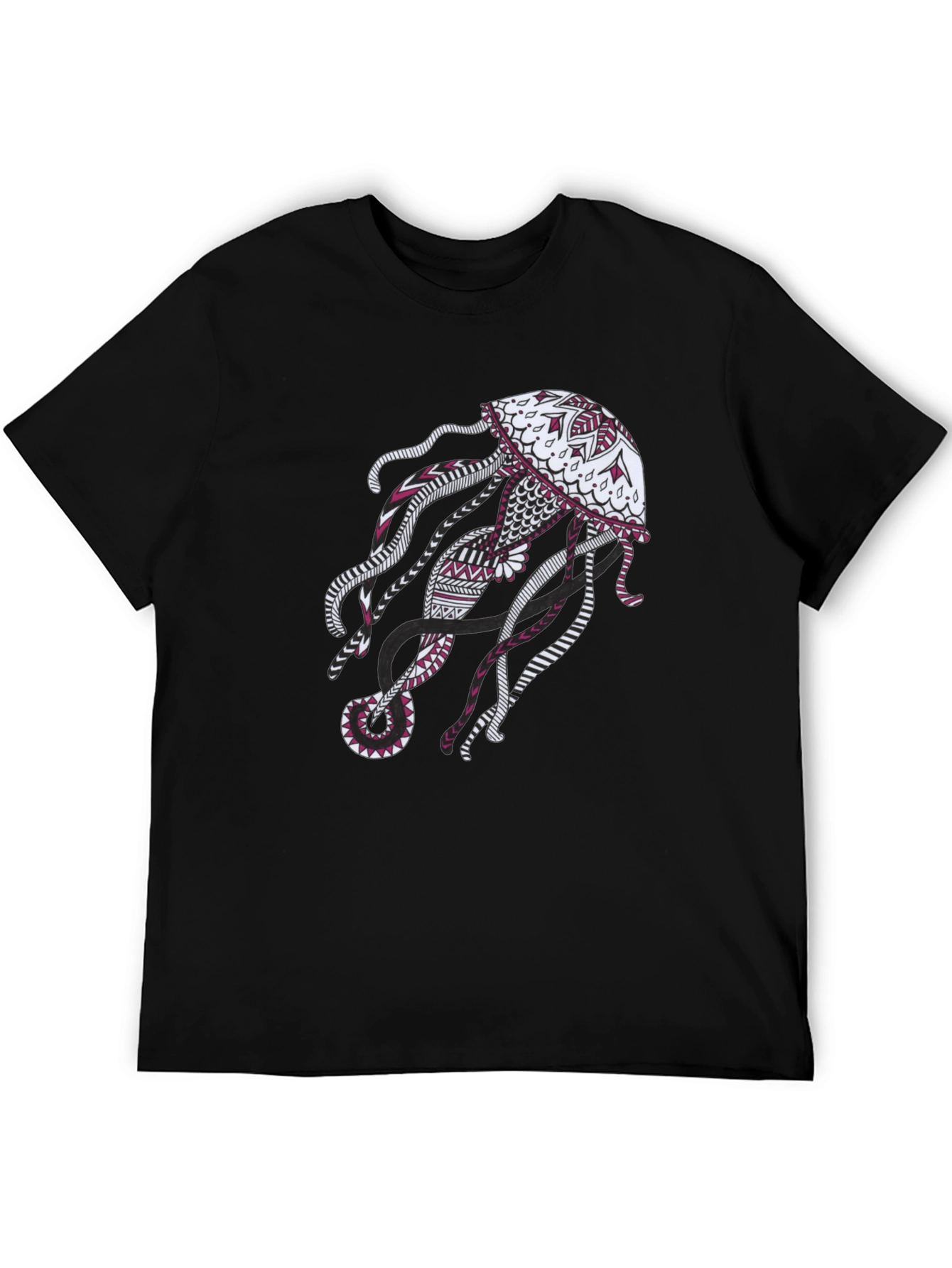 Jellyfish Graphic Black Tee