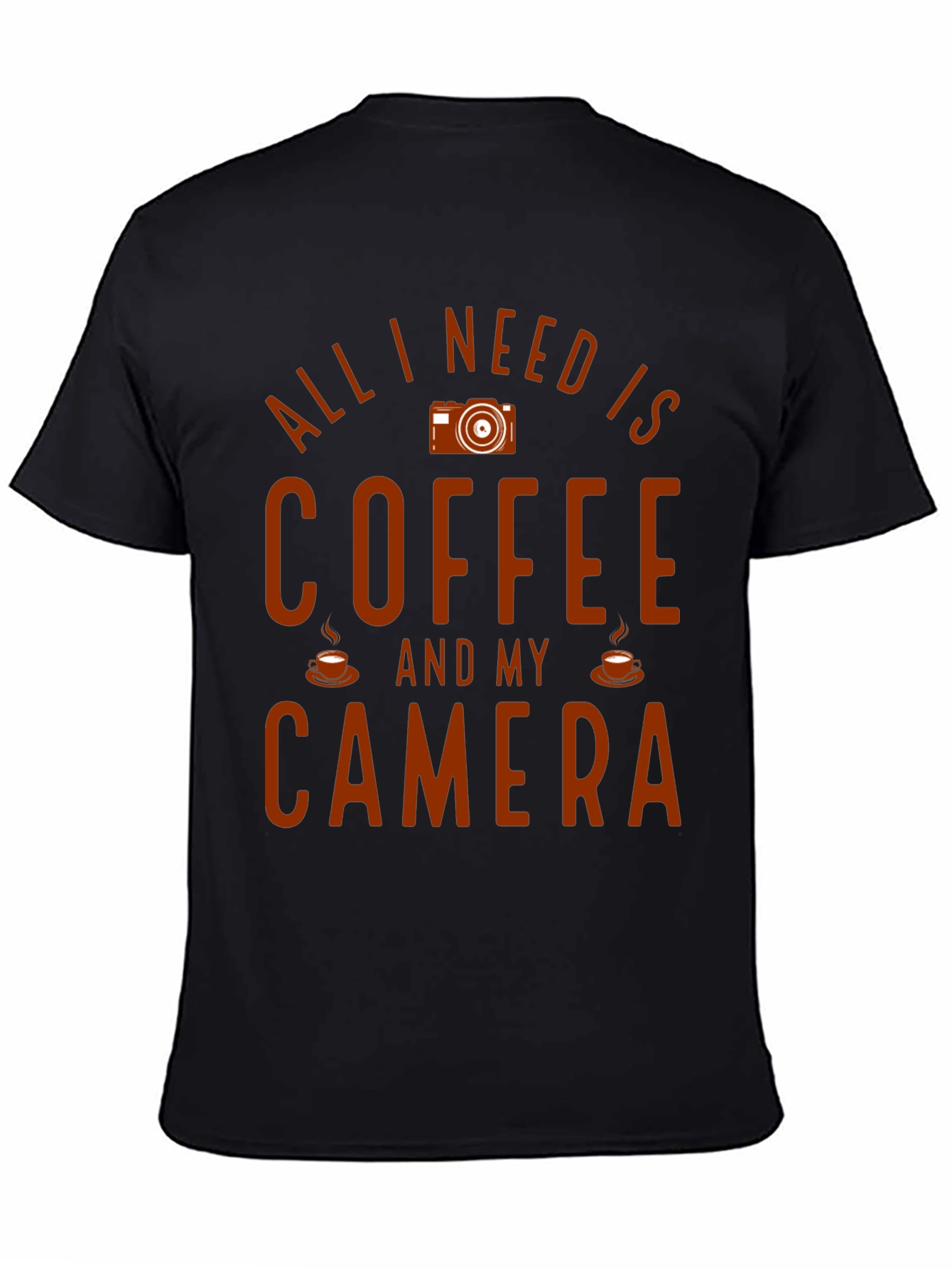 Coffee and Camera Graphic T-Shirt - Photographer Gift