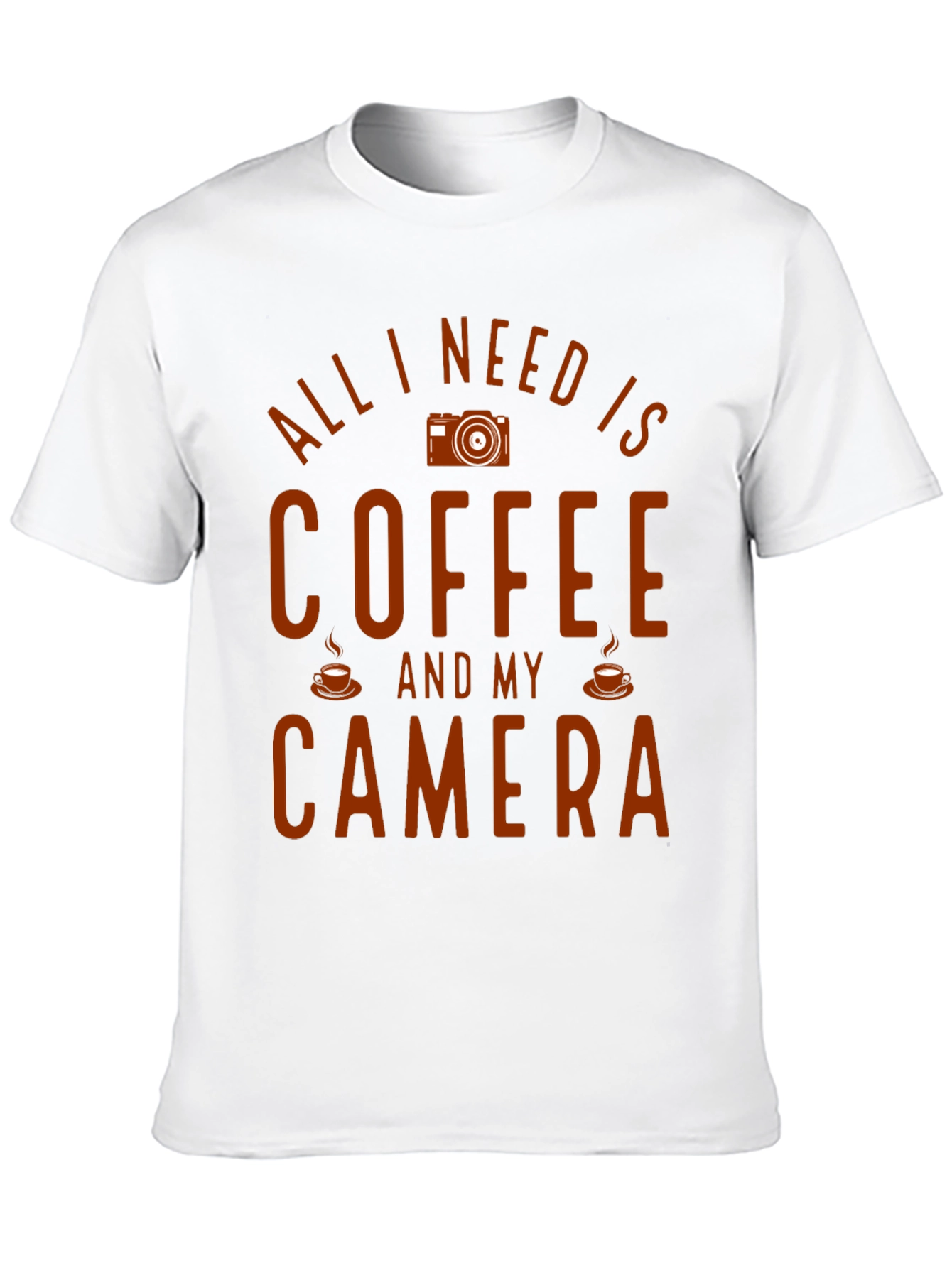 Coffee and Camera Graphic T-Shirt - Photographer Gift