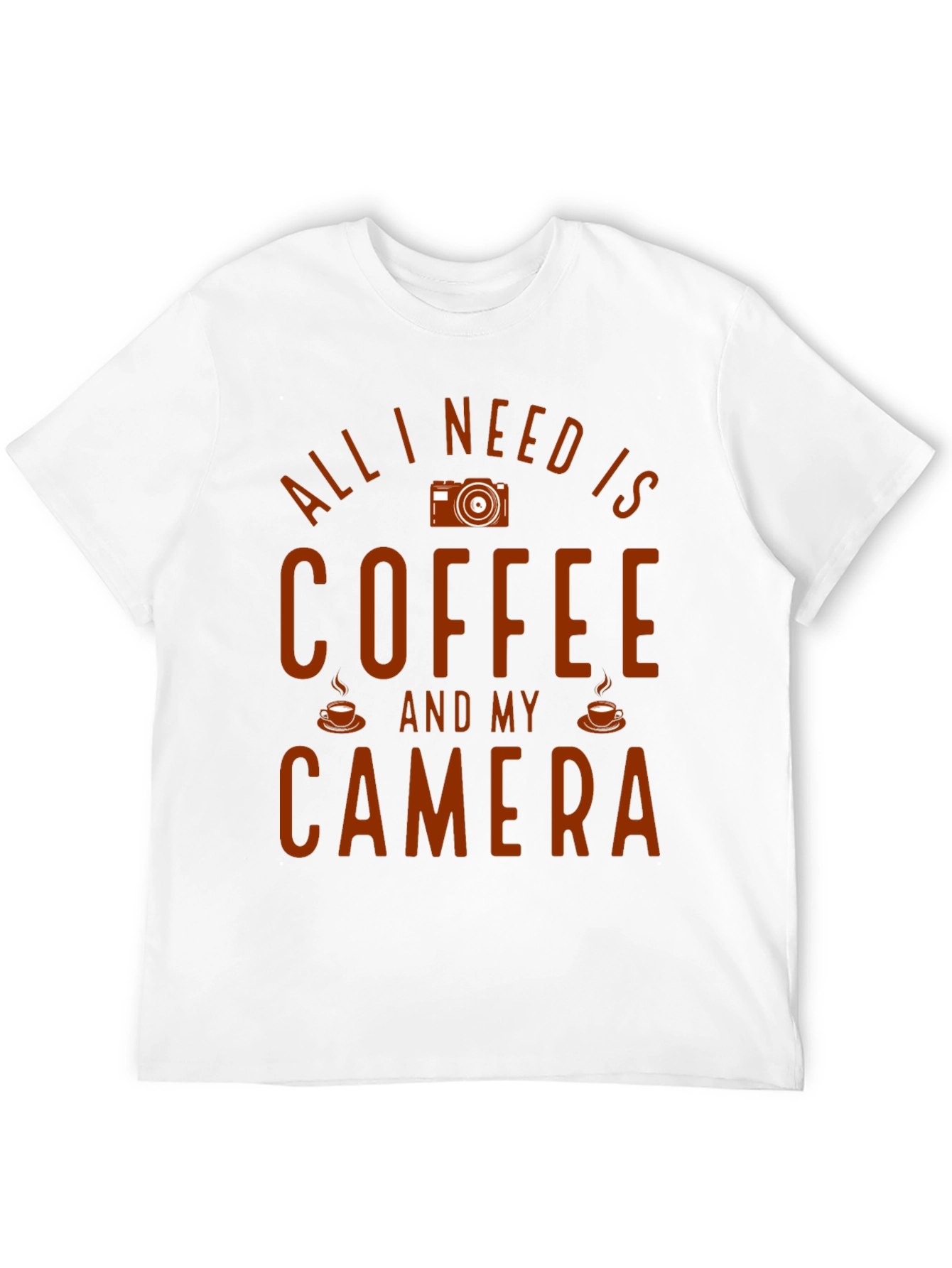 Coffee and Camera Graphic T-Shirt - Photographer Gift