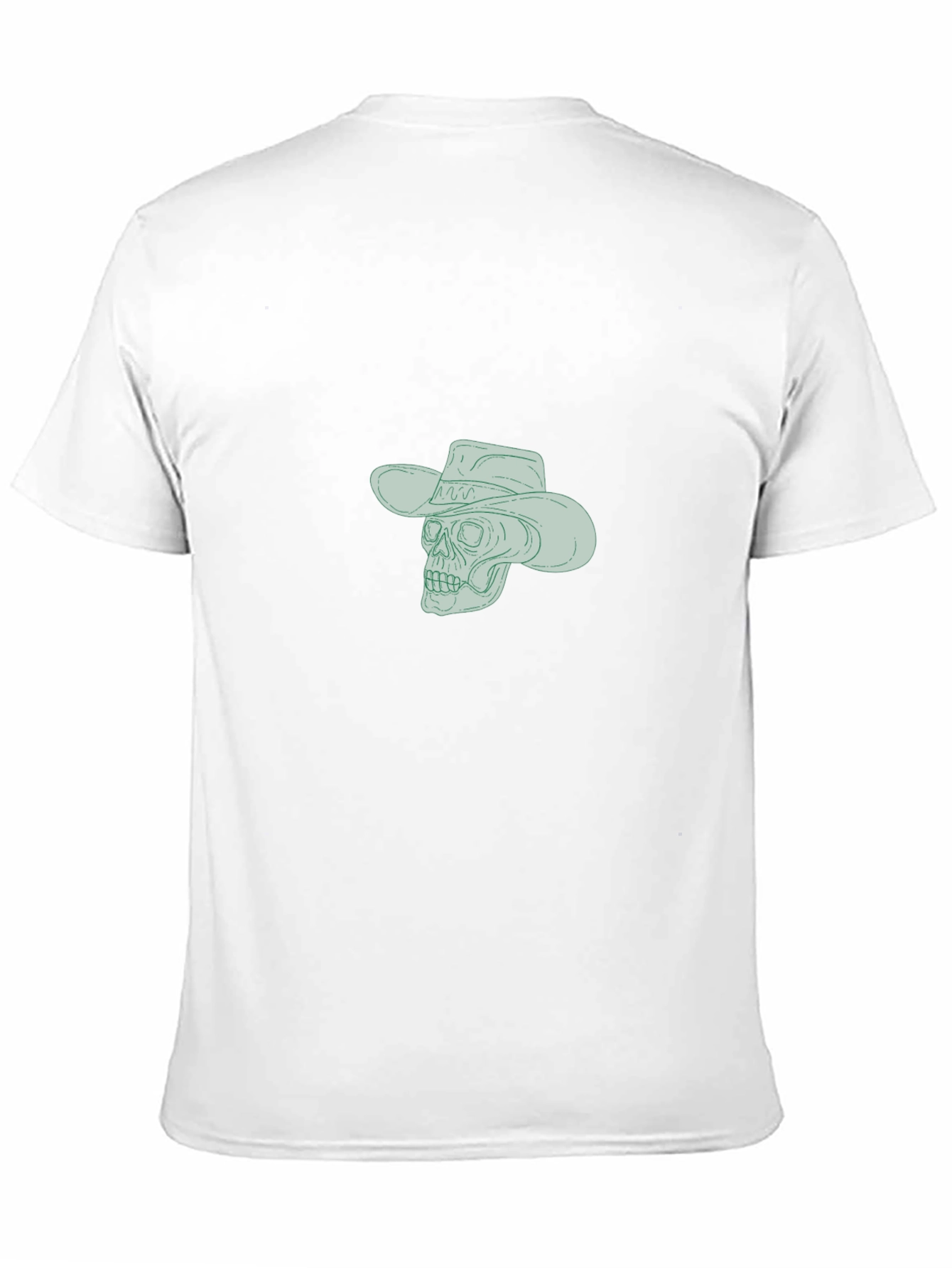 Skull Cowboy Graphic Tee - Classic Black T-Shirt