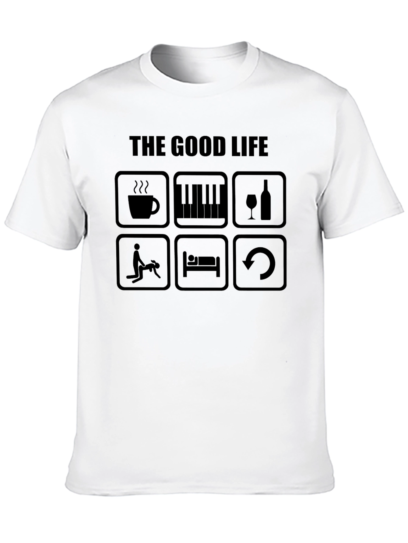 The Good Life Graphic Tee - Black