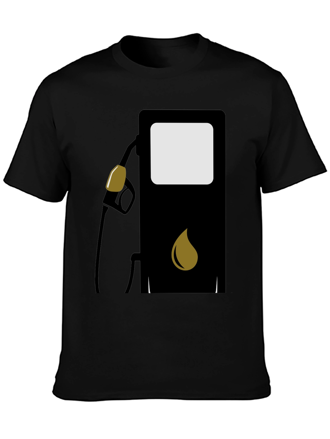Gas Pump T-Shirt - Black Graphic Tee