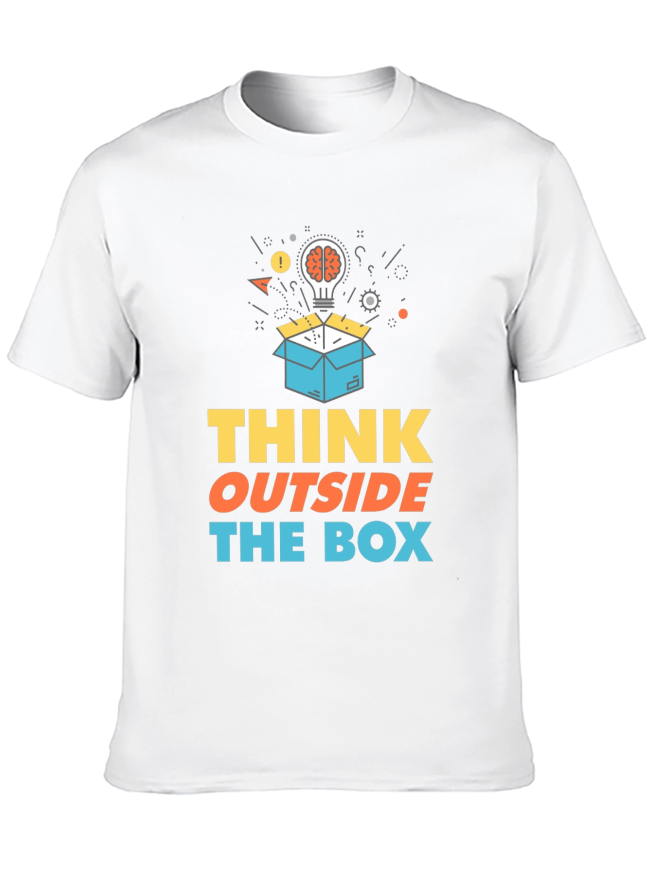 Think Outside the Box Graphic T-Shirt