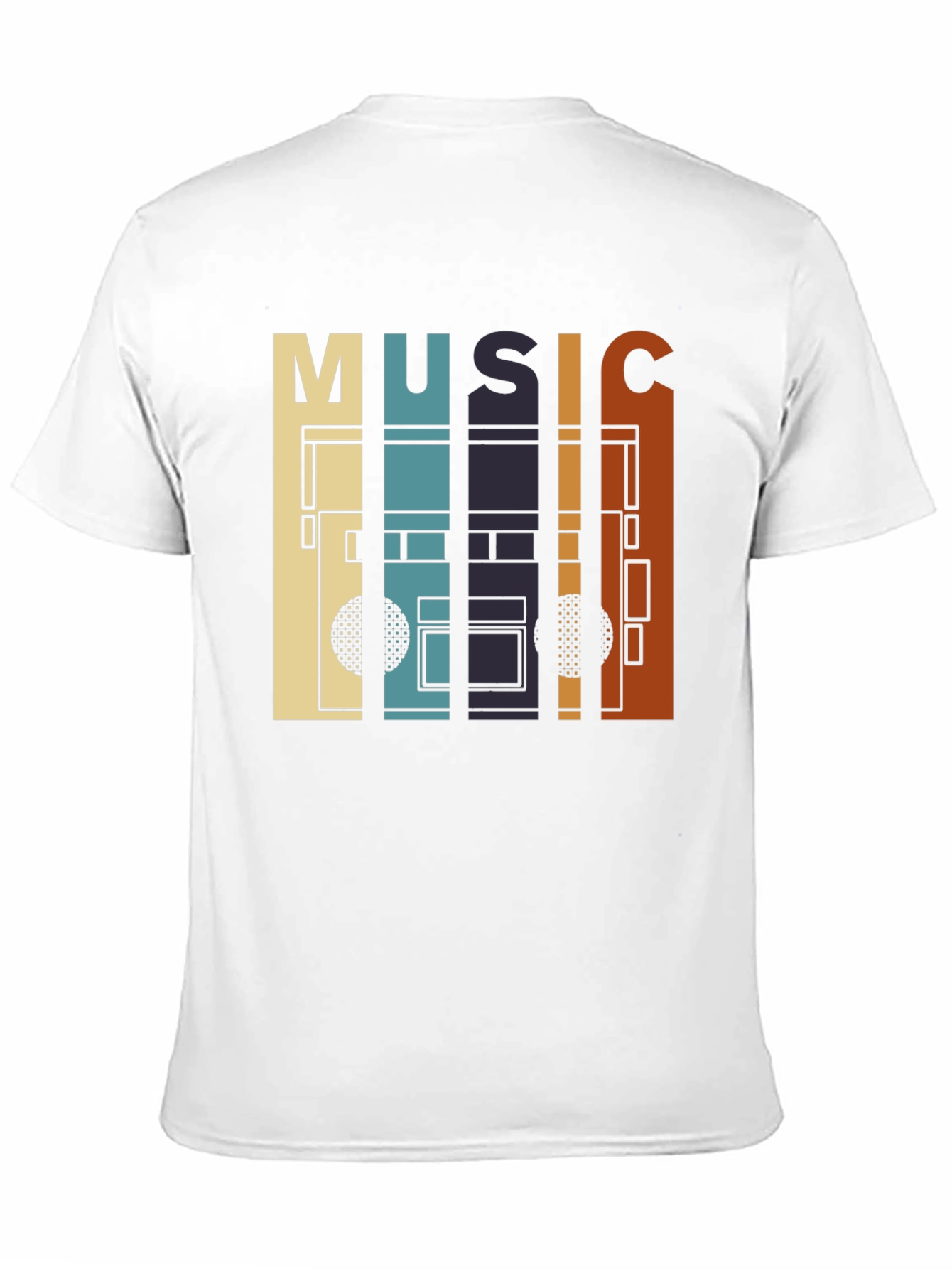 Retro Music Cassette Tape Graphic T-Shirt