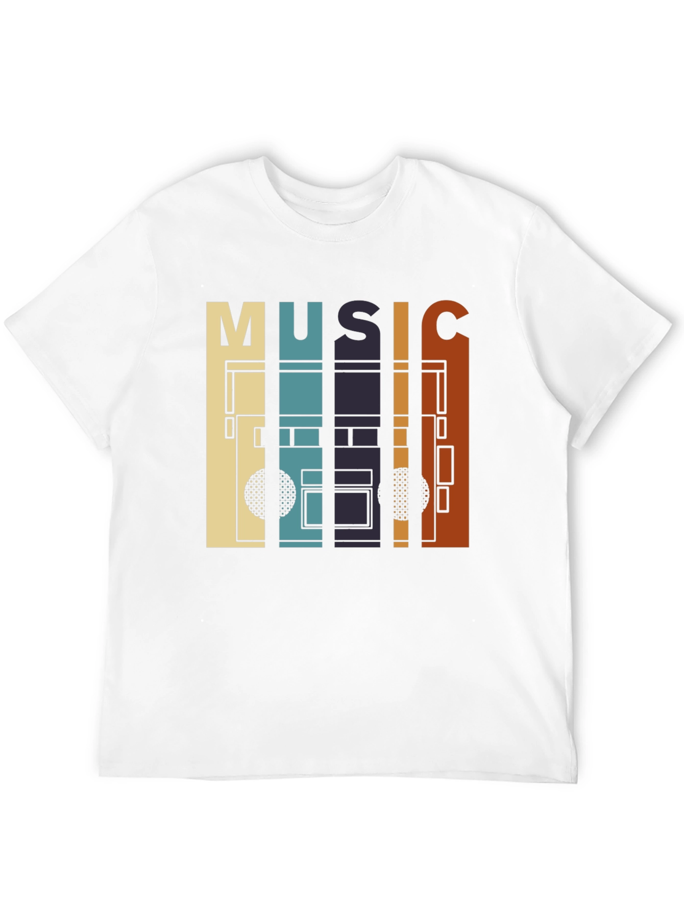 Retro Music Cassette Tape Graphic T-Shirt