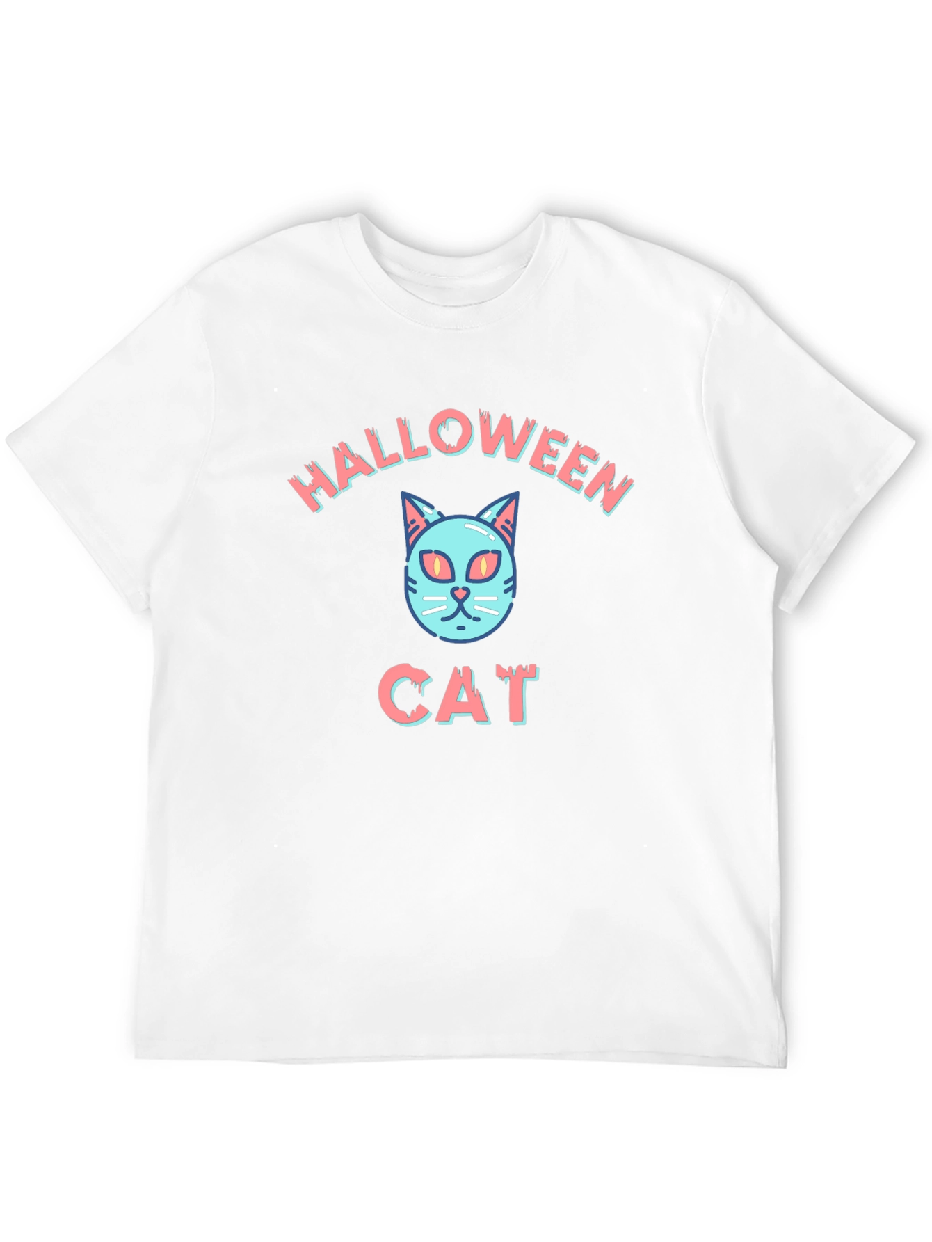 Halloween Cat T-Shirt - Spooky Season Style