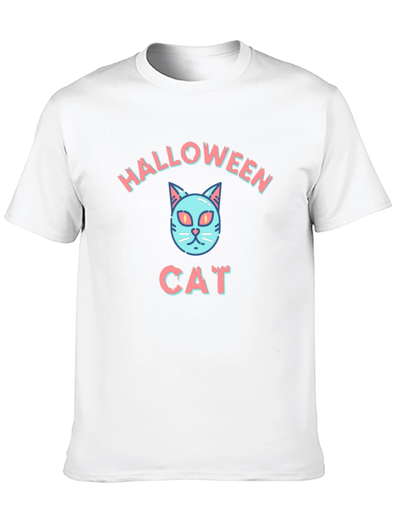 Halloween Cat T-Shirt - Spooky Season Style