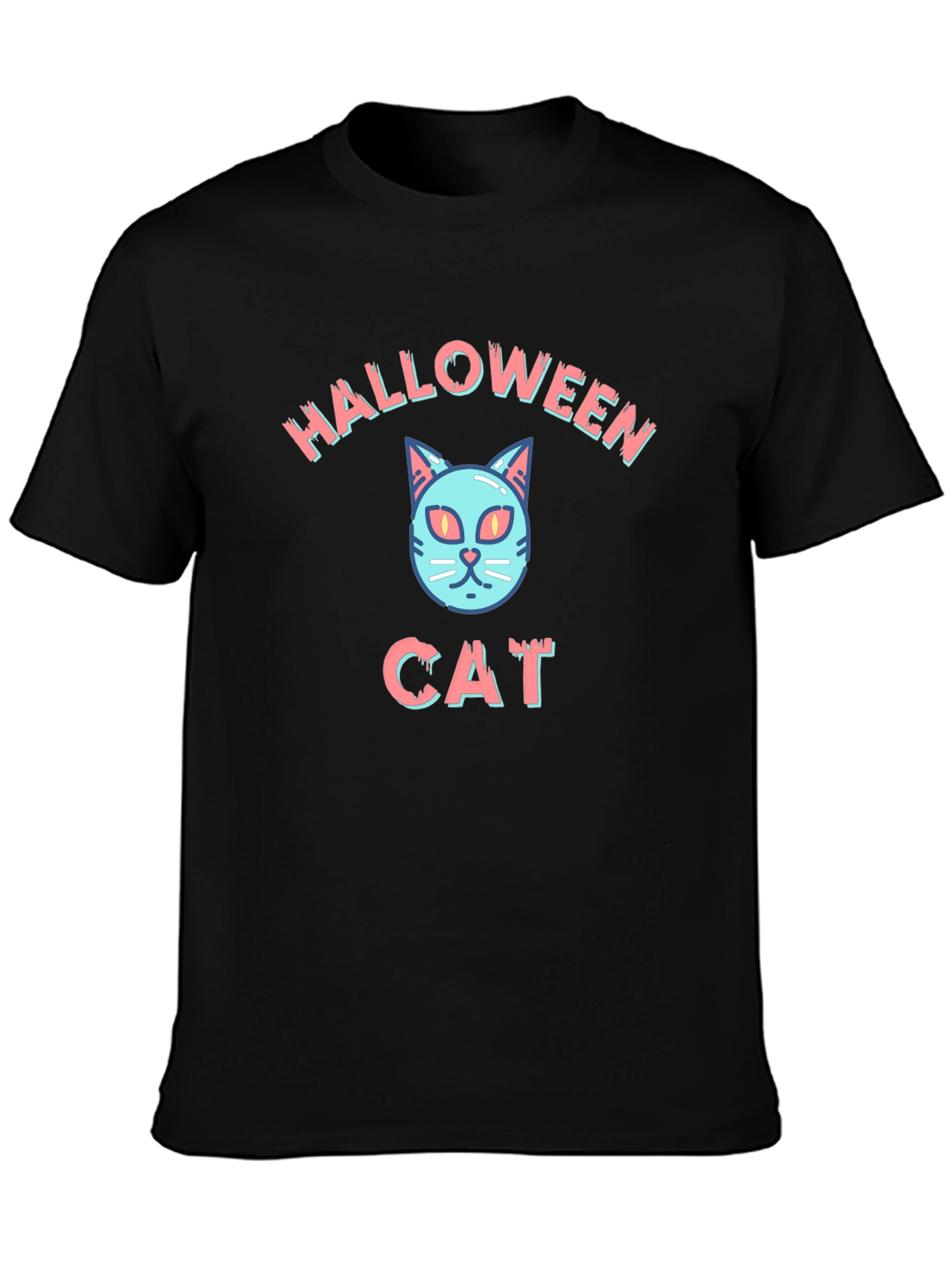 Halloween Cat T-Shirt - Spooky Season Style