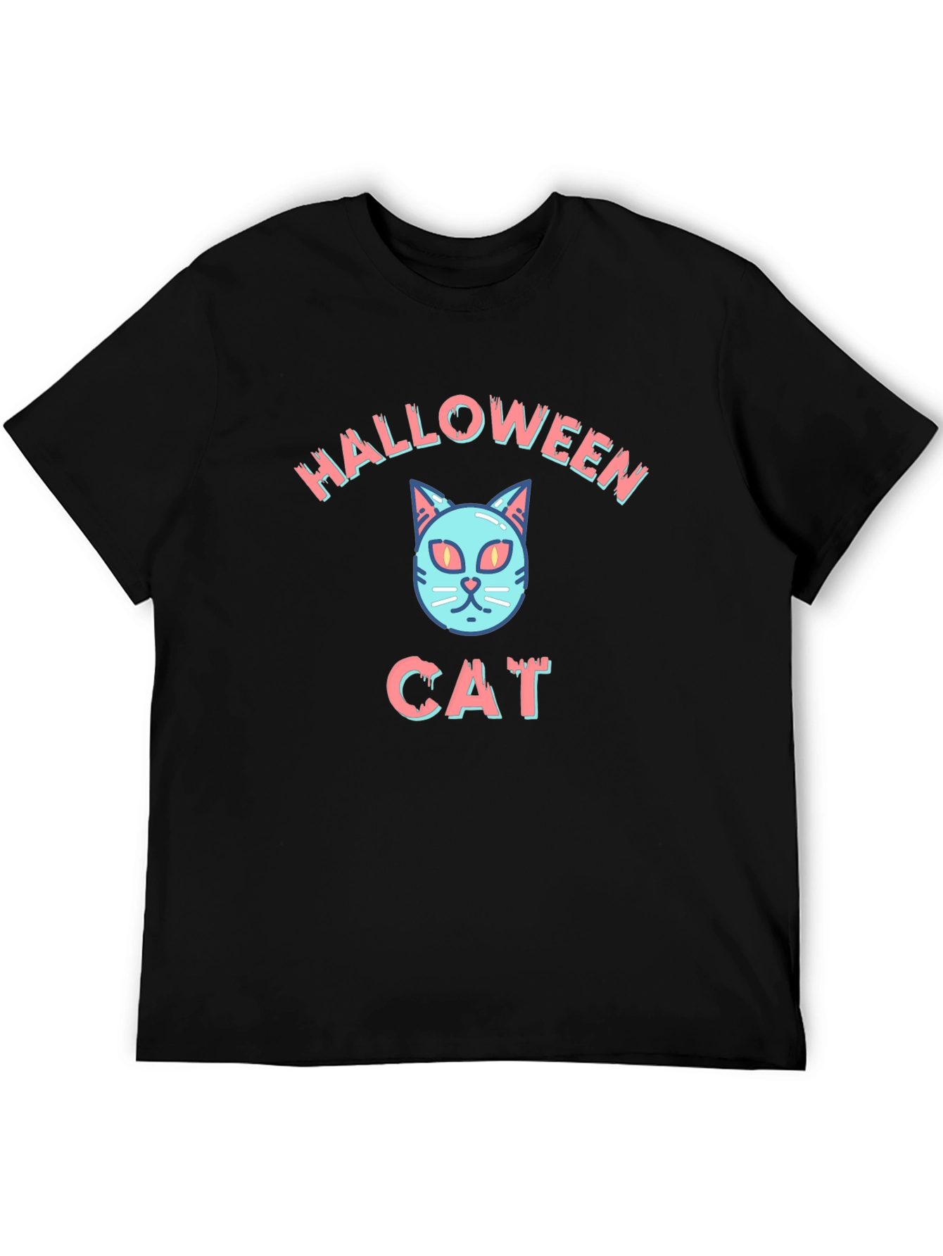 Halloween Cat T-Shirt - Spooky Season Style