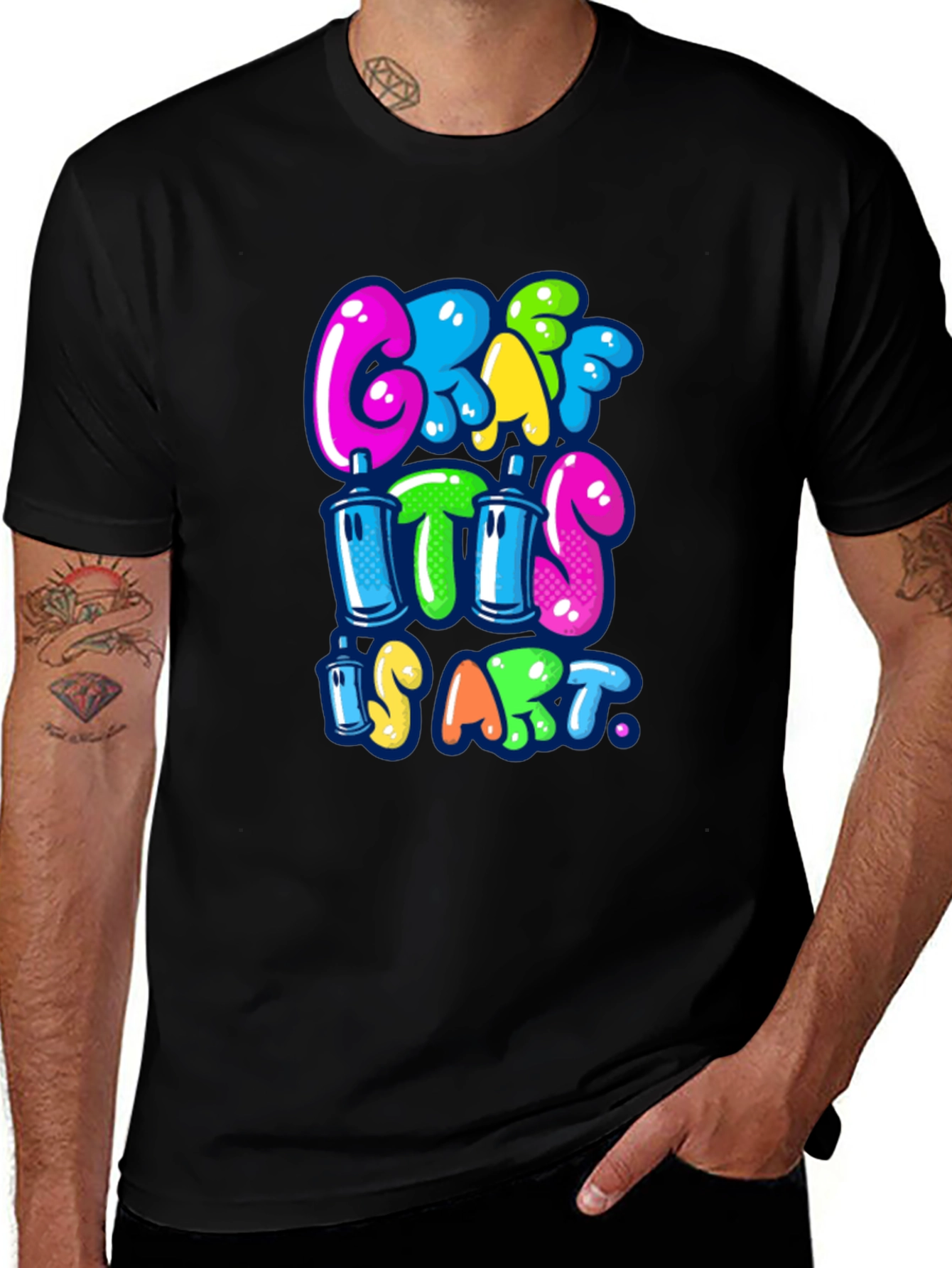 Graffiti Is Art T-Shirt - Urban Style