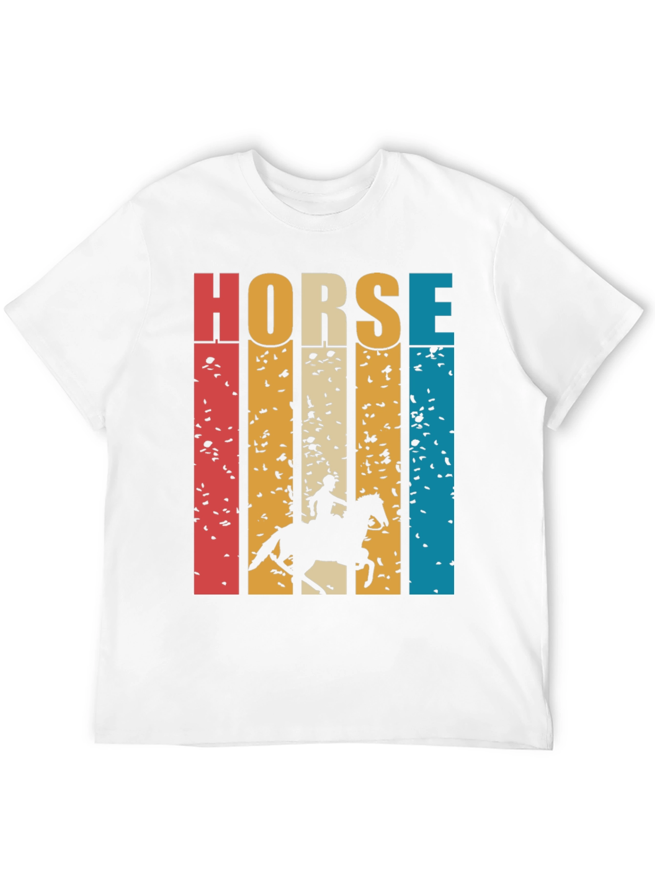 Retro Horse Rider Graphic T-Shirt