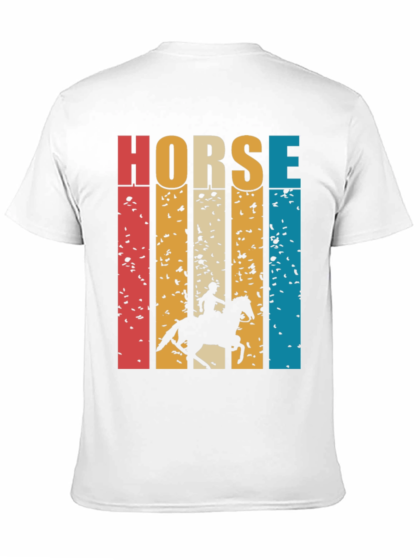 Retro Horse Rider Graphic T-Shirt