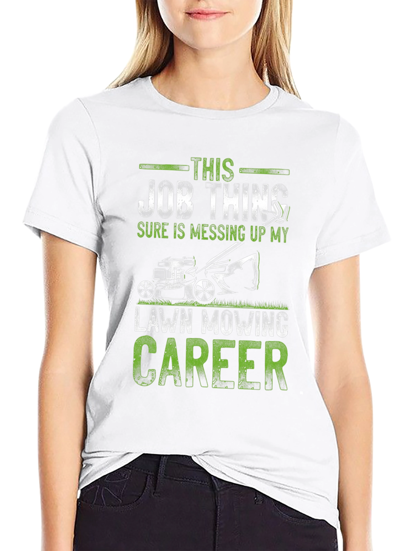 Lawn Mowing Career Graphic Tee