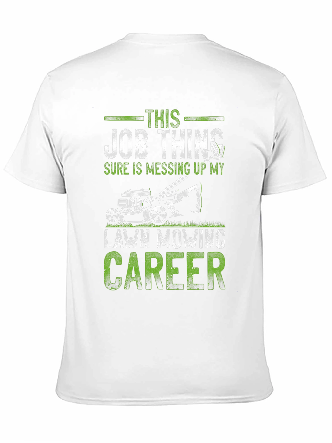 Lawn Mowing Career Graphic Tee