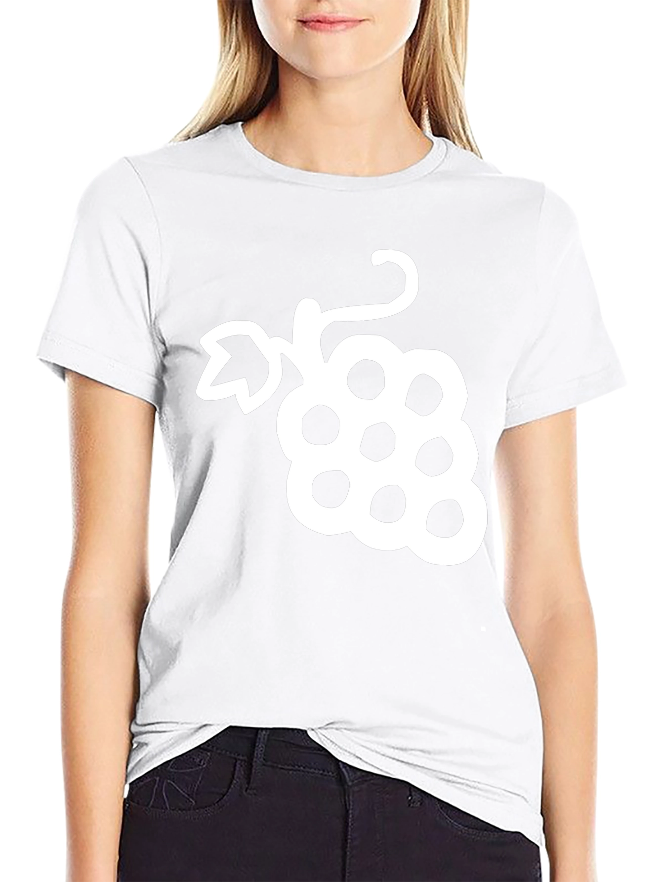 Grape Graphic Tee - Stylish Fruit Design
