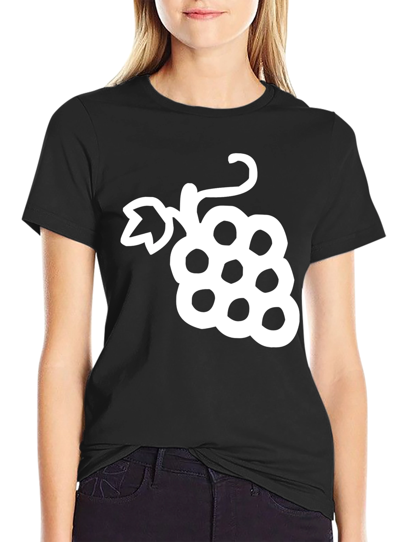 Grape Graphic Tee - Stylish Fruit Design