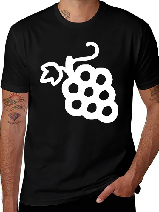 Grape Graphic Tee - Stylish Fruit Design