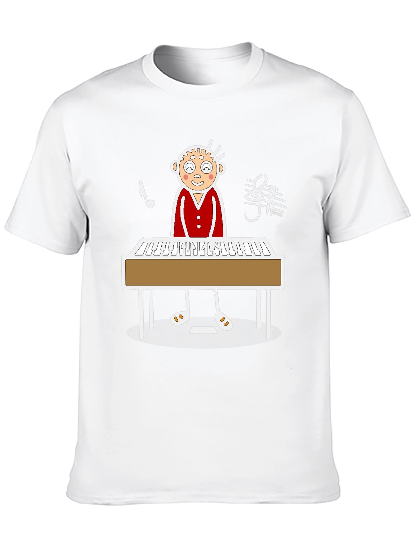 Musical Keyboard Player Graphic Tee