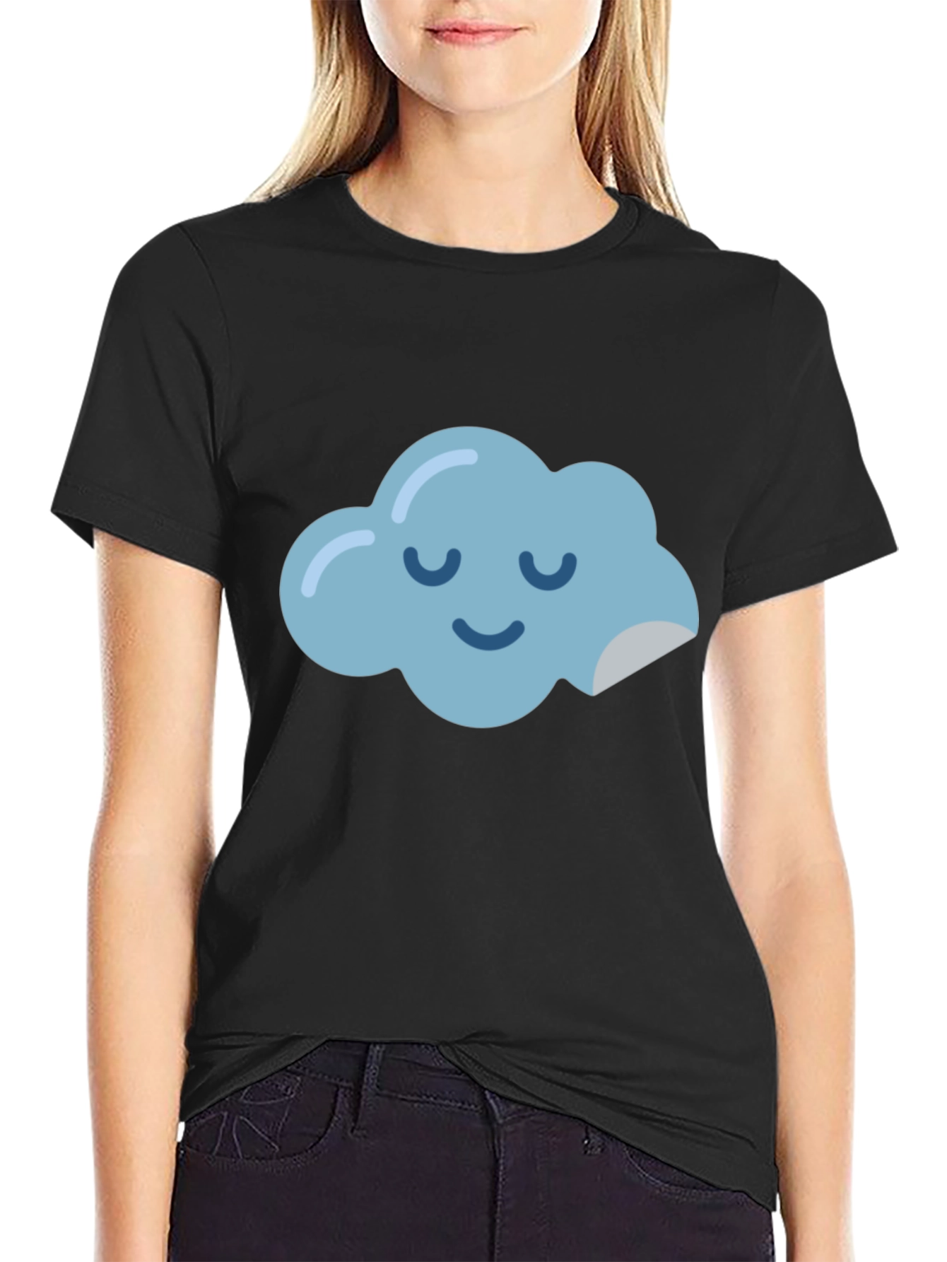 Dreamy Cloud Graphic Tee - Relaxed Comfort