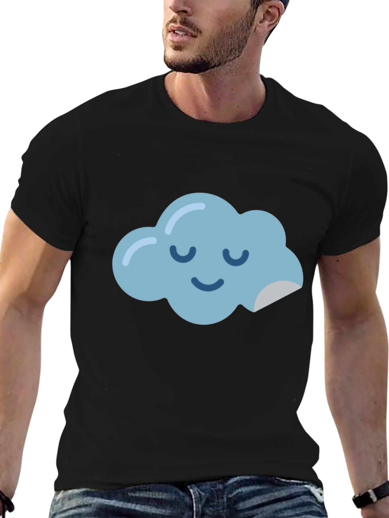 Dreamy Cloud Graphic Tee - Relaxed Comfort