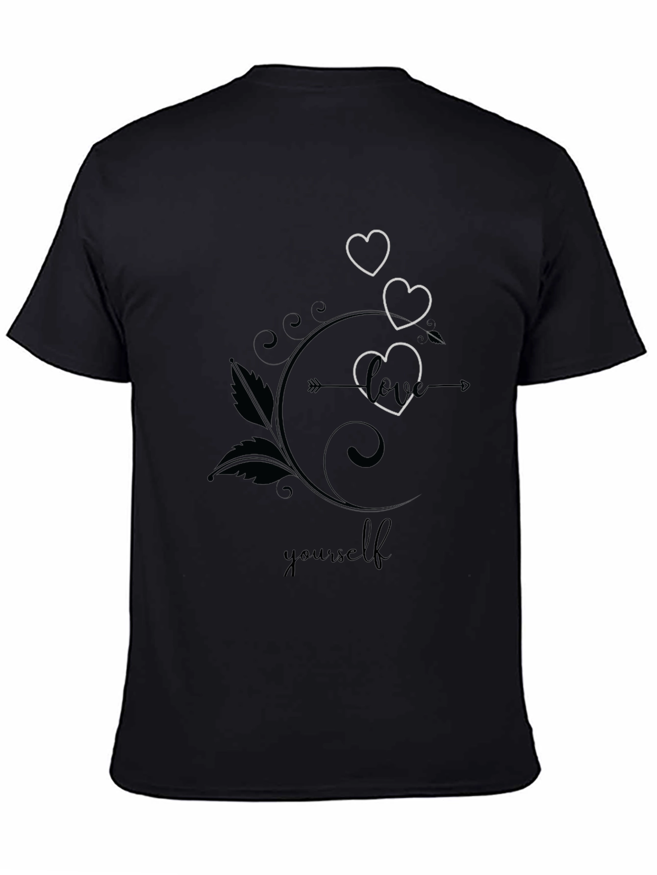 Love Yourself Graphic Tee - Stylish Black T-Shirt