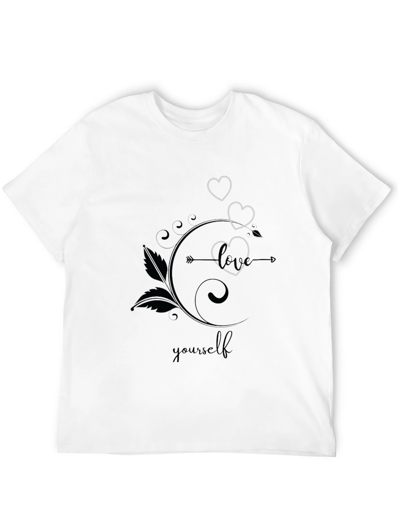 Love Yourself Graphic Tee - Stylish Black T-Shirt