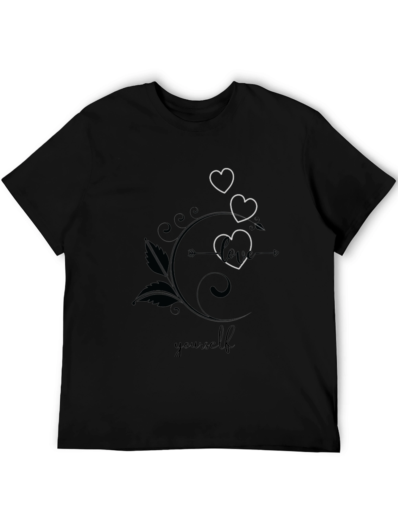 Love Yourself Graphic Tee - Stylish Black T-Shirt