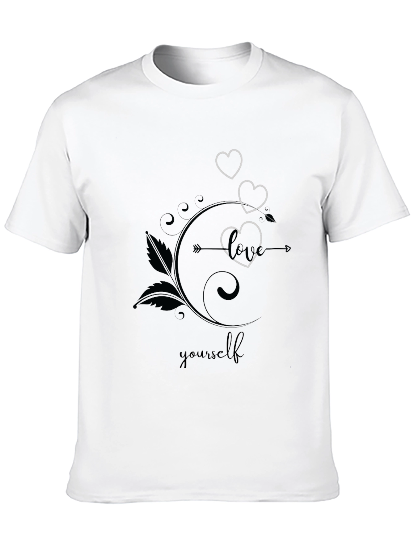 Love Yourself Graphic Tee - Stylish Black T-Shirt