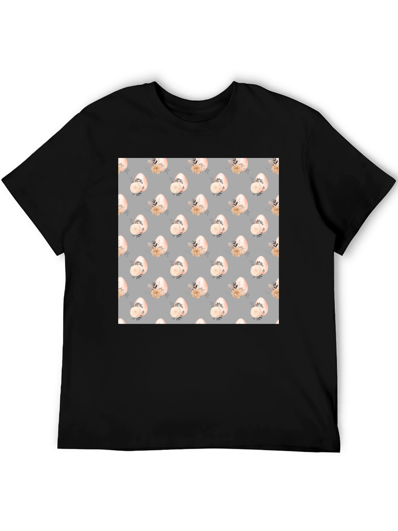 Floral Easter Egg Pattern T-Shirt