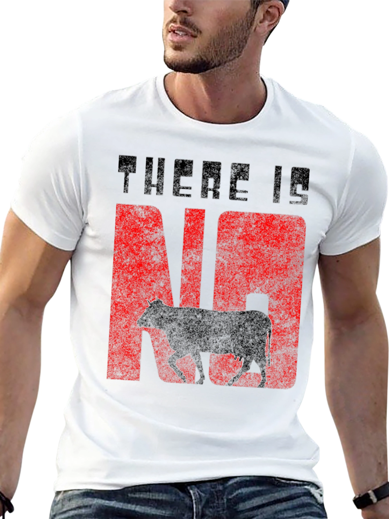 There Is No Cow Funny Graphic Tee