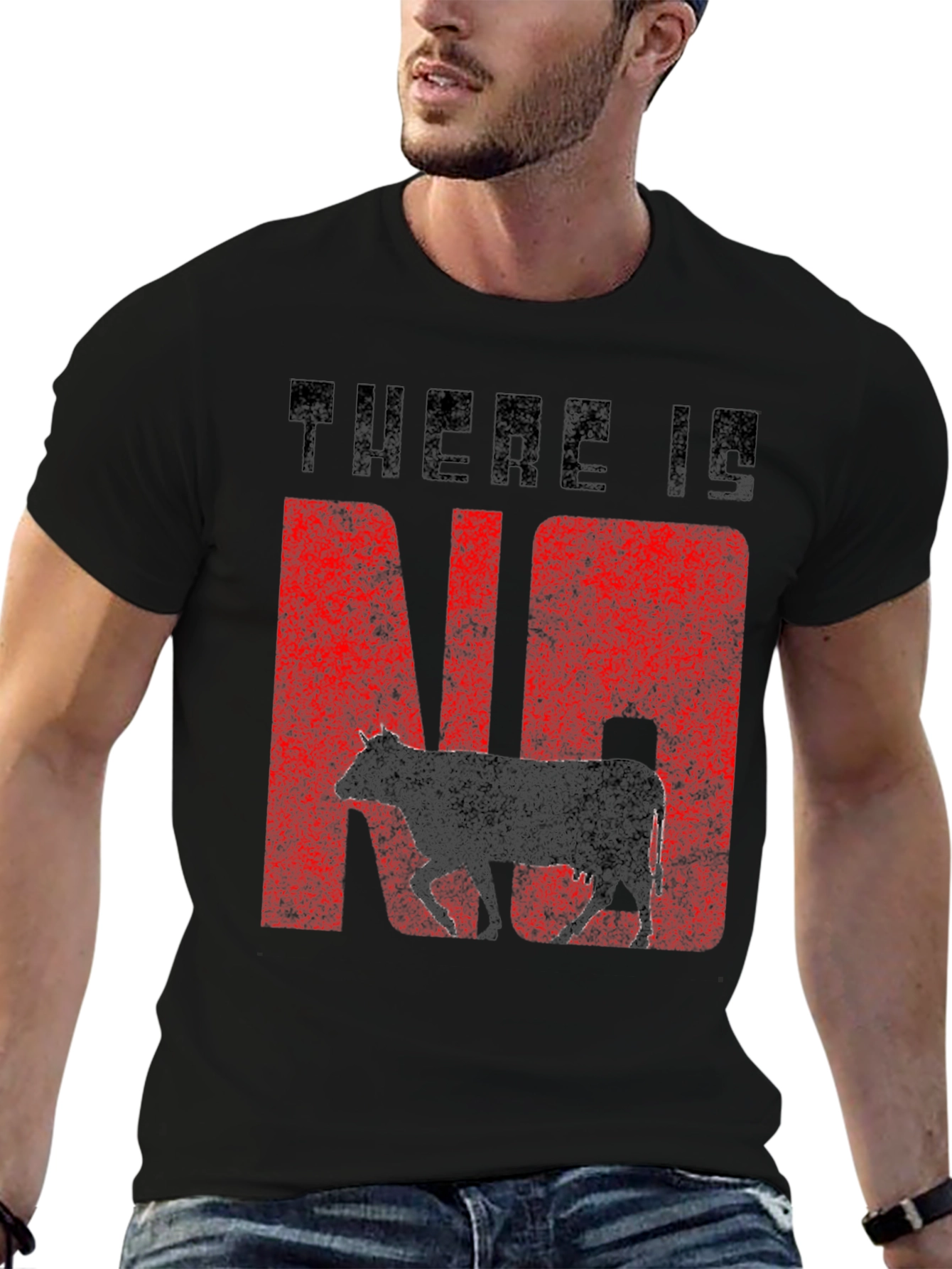 There Is No Cow Funny Graphic Tee
