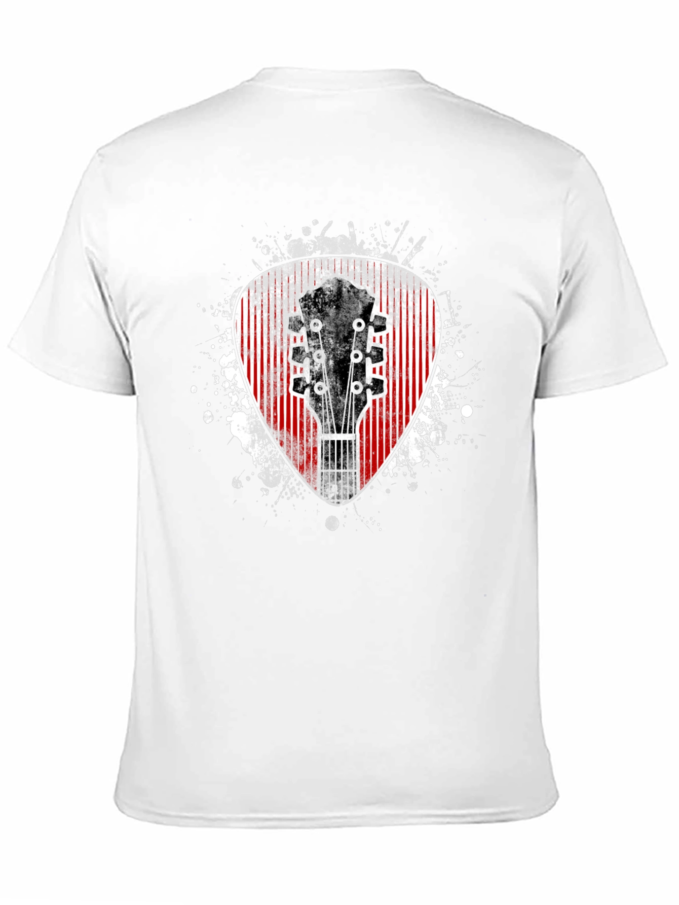 Guitar Pick Graphic Tee - Musician Style