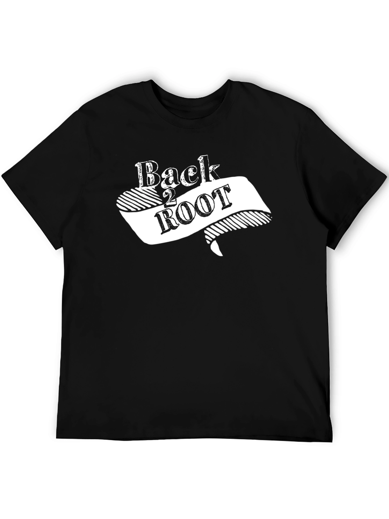 Back 2 ROOT Black Graphic Tee