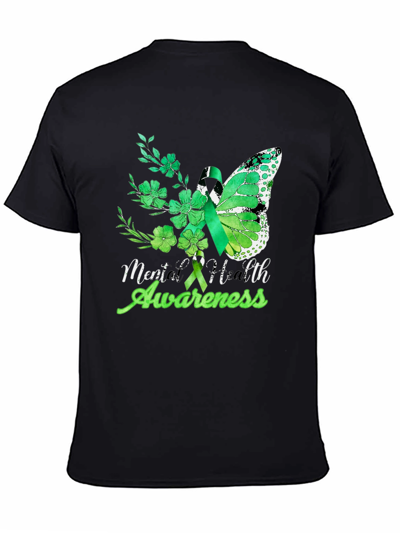 Mental Health Awareness Butterfly T-Shirt