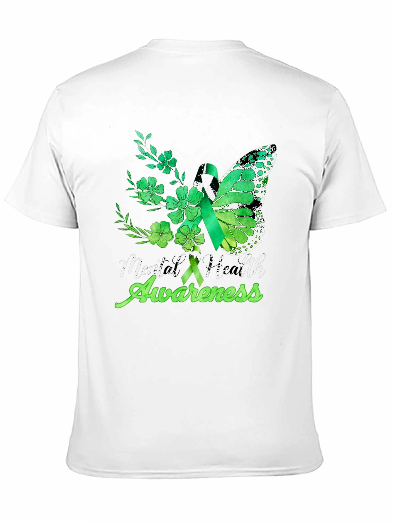 Mental Health Awareness Butterfly T-Shirt