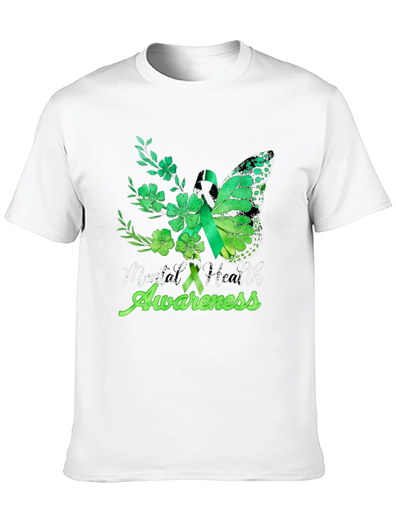 Mental Health Awareness Butterfly T-Shirt