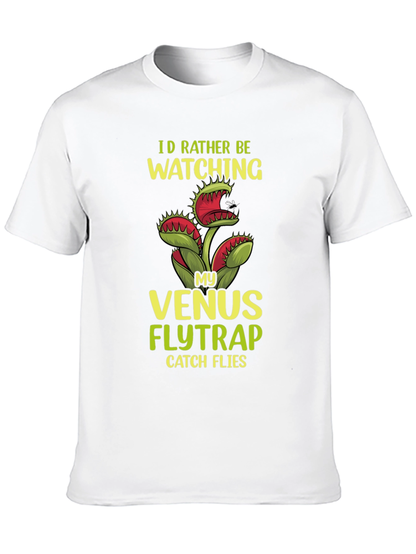 Venus Flytrap Graphic T-Shirt - Funny Plant Lover Tee