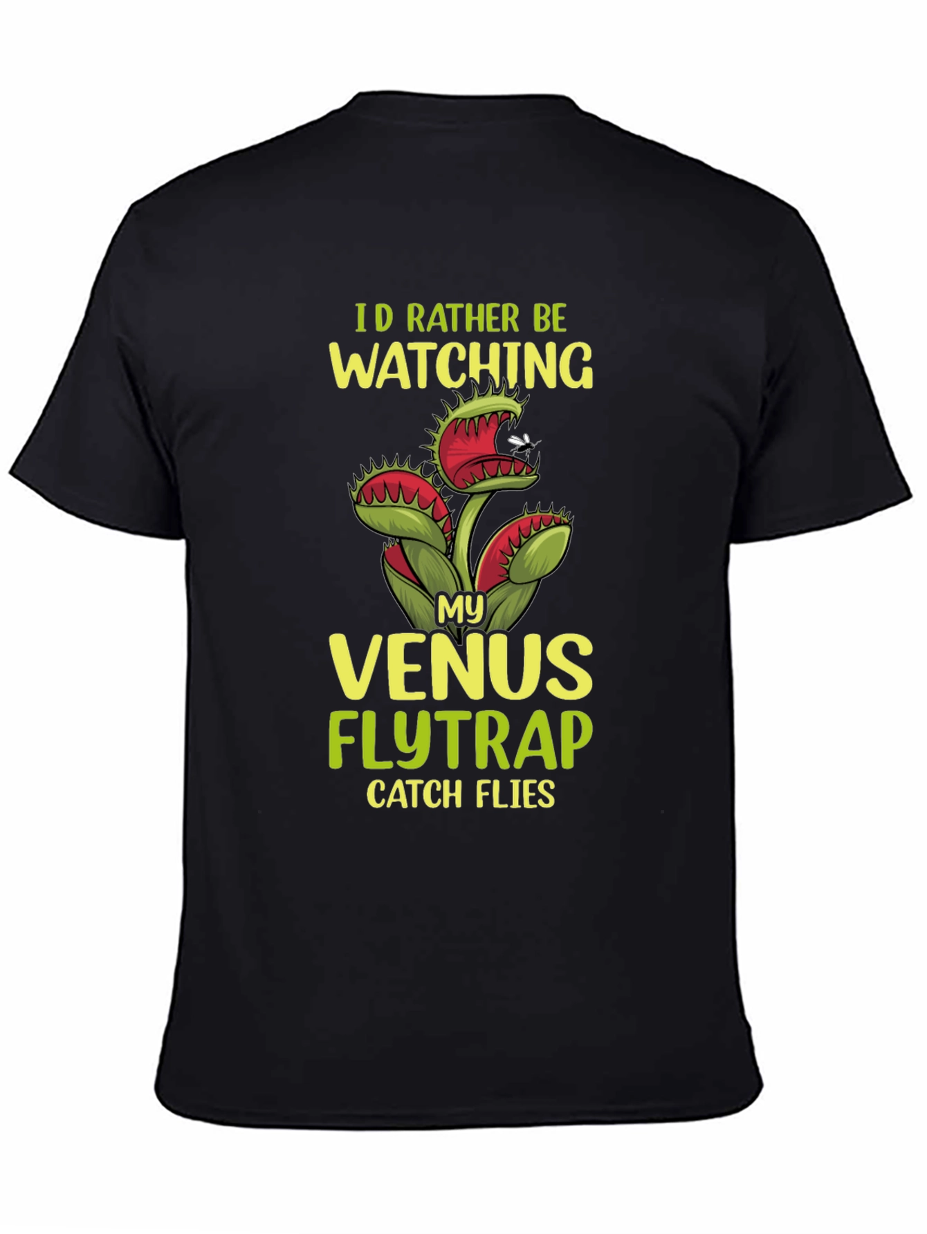 Venus Flytrap Graphic T-Shirt - Funny Plant Lover Tee