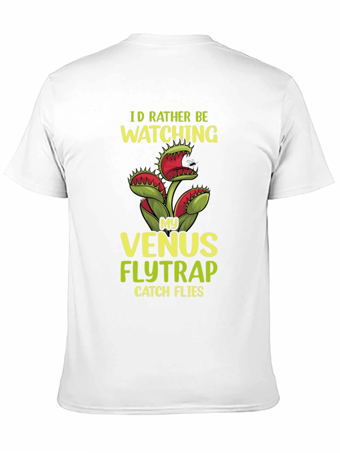 Venus Flytrap Graphic T-Shirt - Funny Plant Lover Tee