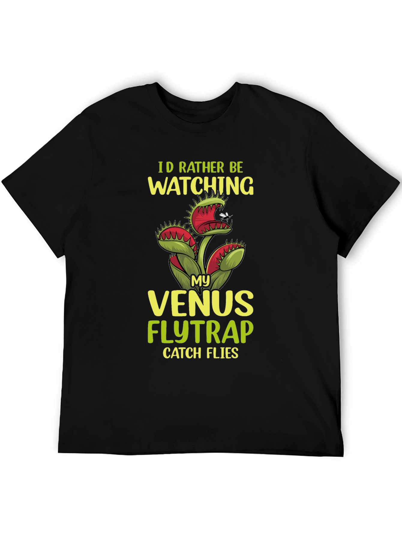 Venus Flytrap Graphic T-Shirt - Funny Plant Lover Tee