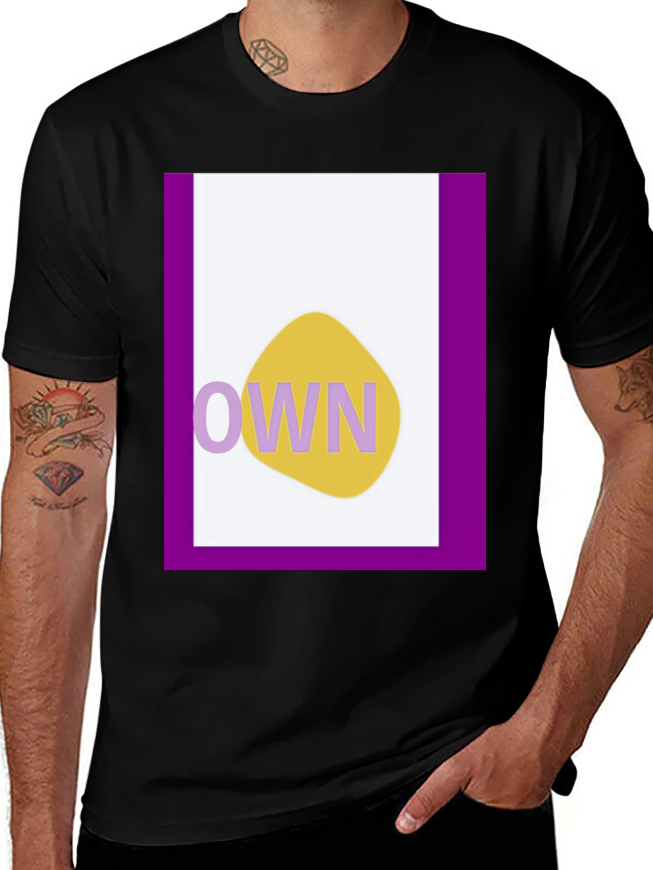 Modern OWN Graphic Black T-Shirt