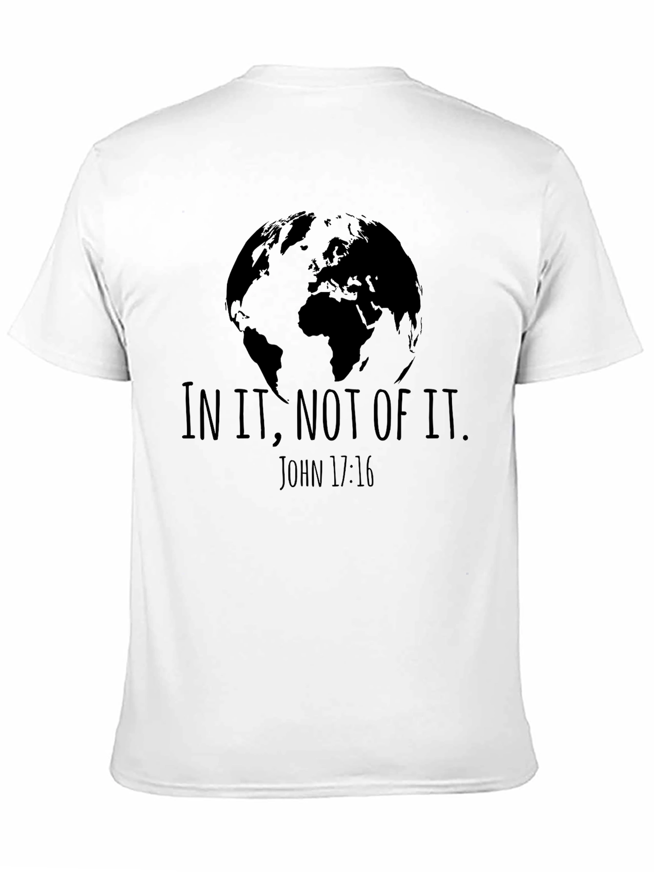 In It Not Of It Globe Graphic T-Shirt