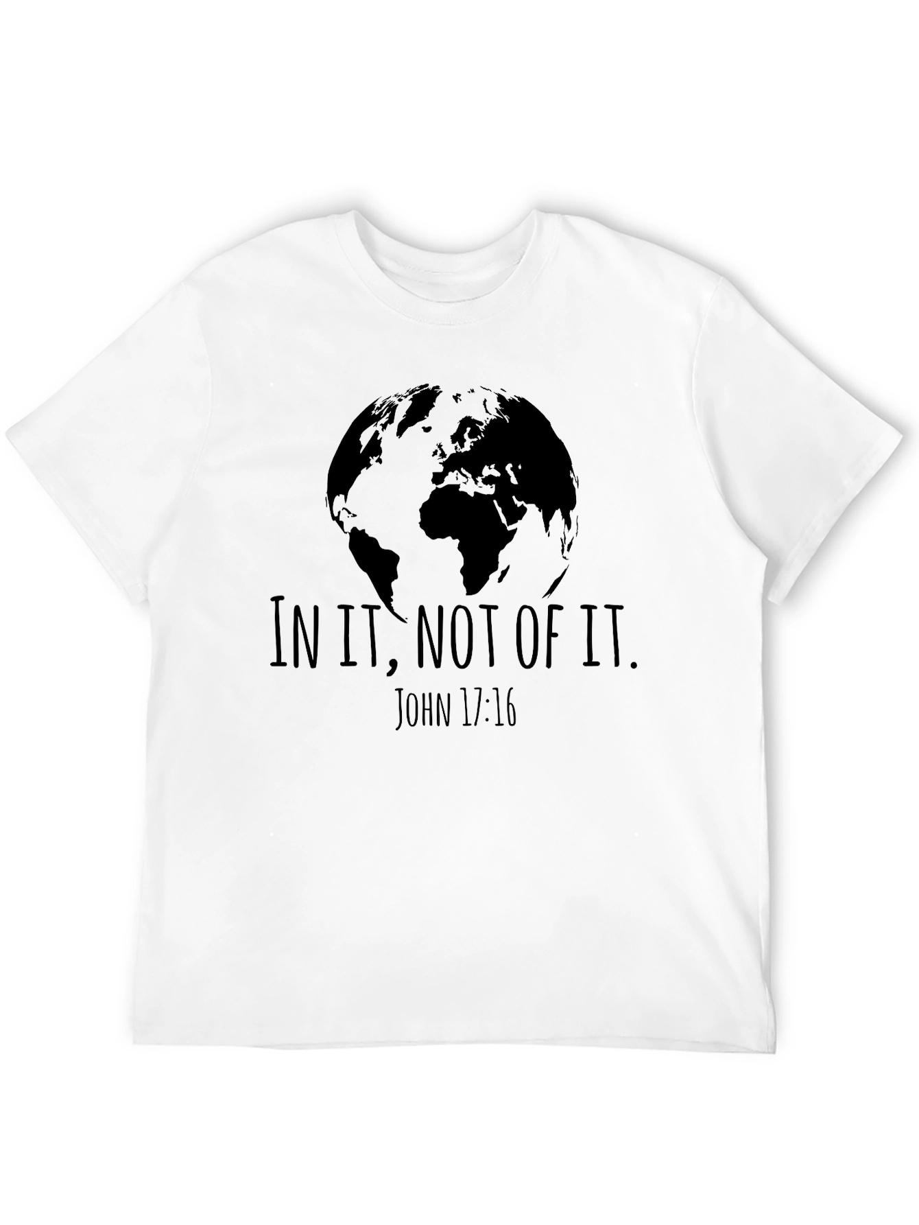 In It Not Of It Globe Graphic T-Shirt